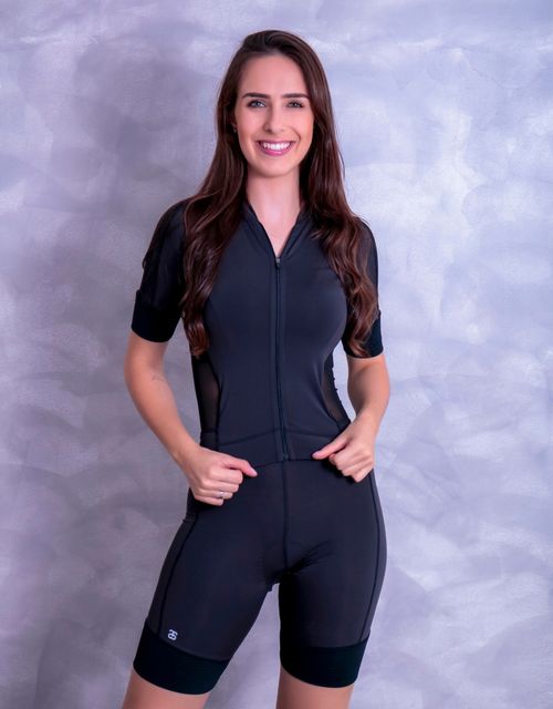 F338 - Macaquinho ciclismo feminino.