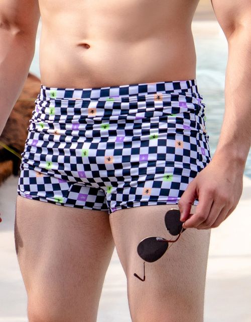 B339 - Sunga boxer adulta estampada.