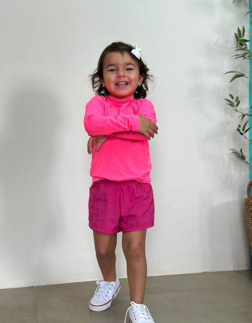 B486 - Short infantil em tactel