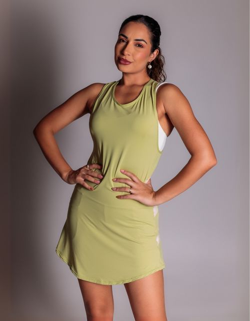 F359 - Vestido fitness beach tenis.