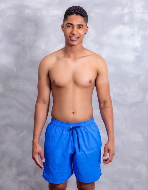 B181-Short masculino praia.