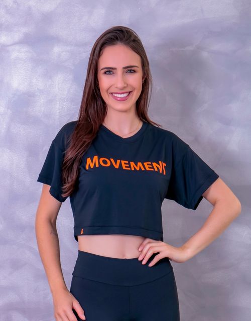 F355 - Cropped de mangas, com silk.