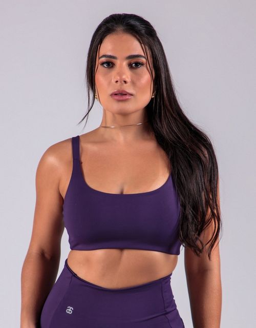F465 - Top conforto alcas retas com bojo removivel, alcas largas com elastico, tecido suplex.
