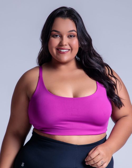 F465T - Top conforto alcas retas com bojo removivel, alcas largas com elastico, tecido Trend.