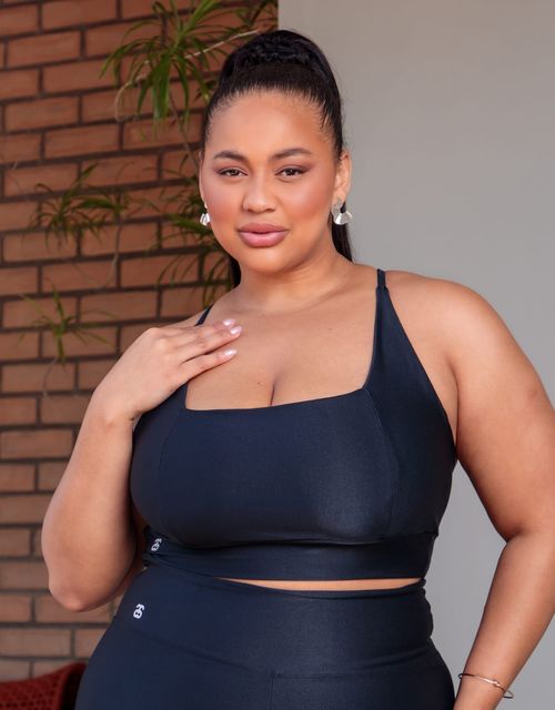 F456W - Top conforto nadador, decote quadrado, tecido wonder.