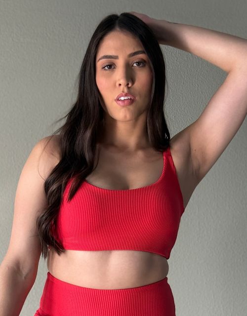 F465P - Top conforto alcas retas com bojo removivel, alcas largas com elastico, tecido Paris.