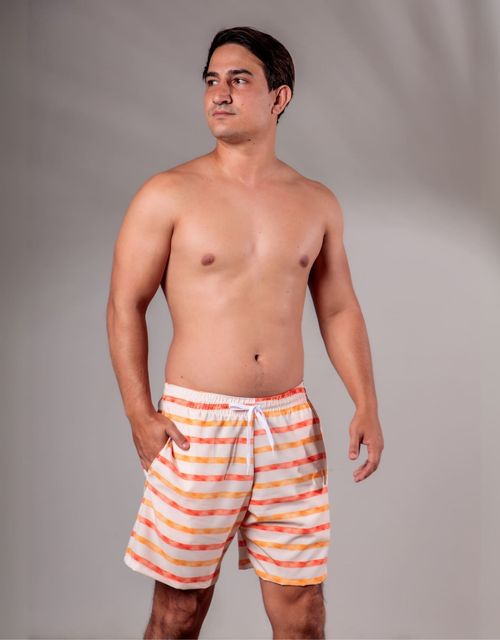 B181-Short masculino praia.