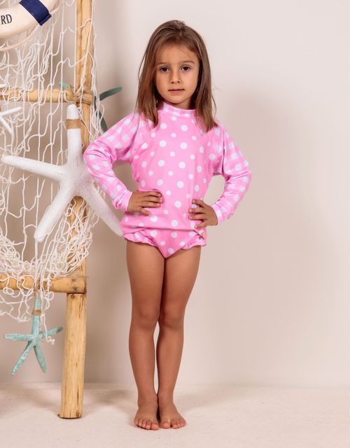 B110 - Camiseta manga longa infantil com proteção uv.