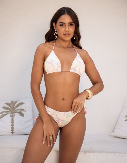 Biquini dupla face + Calcinha de amarrar