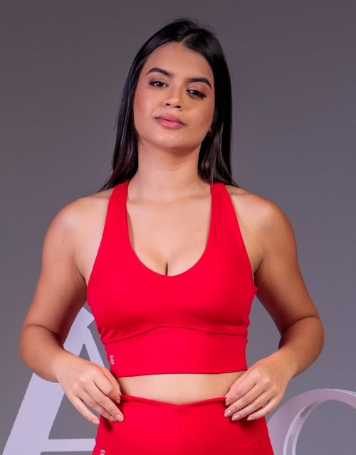 F417SP - Top fitness clássico nadador com bojo removível.