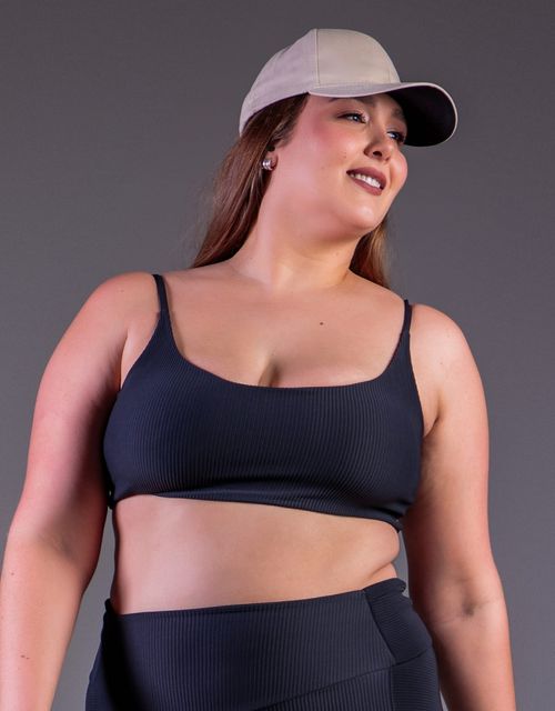 F297PA - Top conforto alças retas, duplo, com bojo removível e alças finas, tecido Paris.