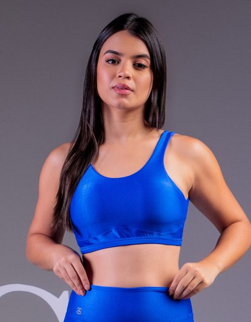 F536 - Top conforto Sabrina, alças retas com decote quadrado nas costas